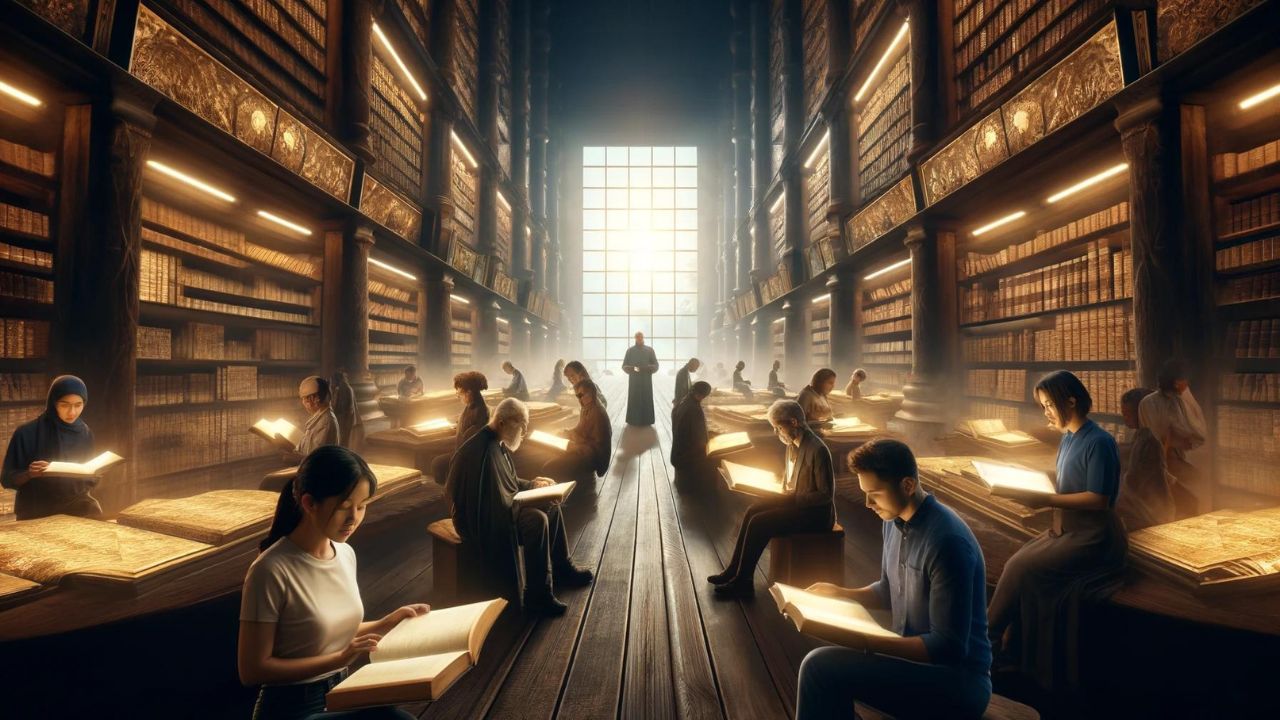 Lebenssinn finden - der Weg des Wissens - eine Bibliothek